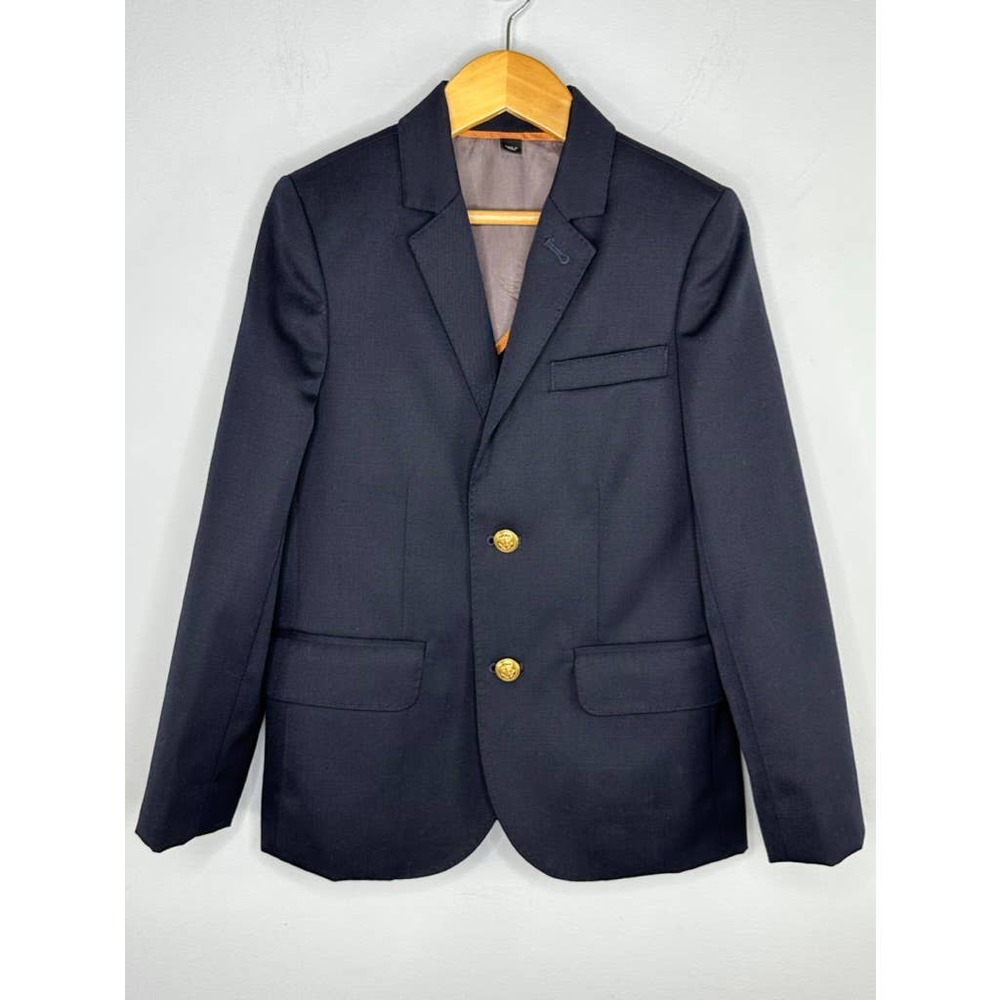 Classic J.Crew Crewcuts Boys Navy Blue Blazer Size 8